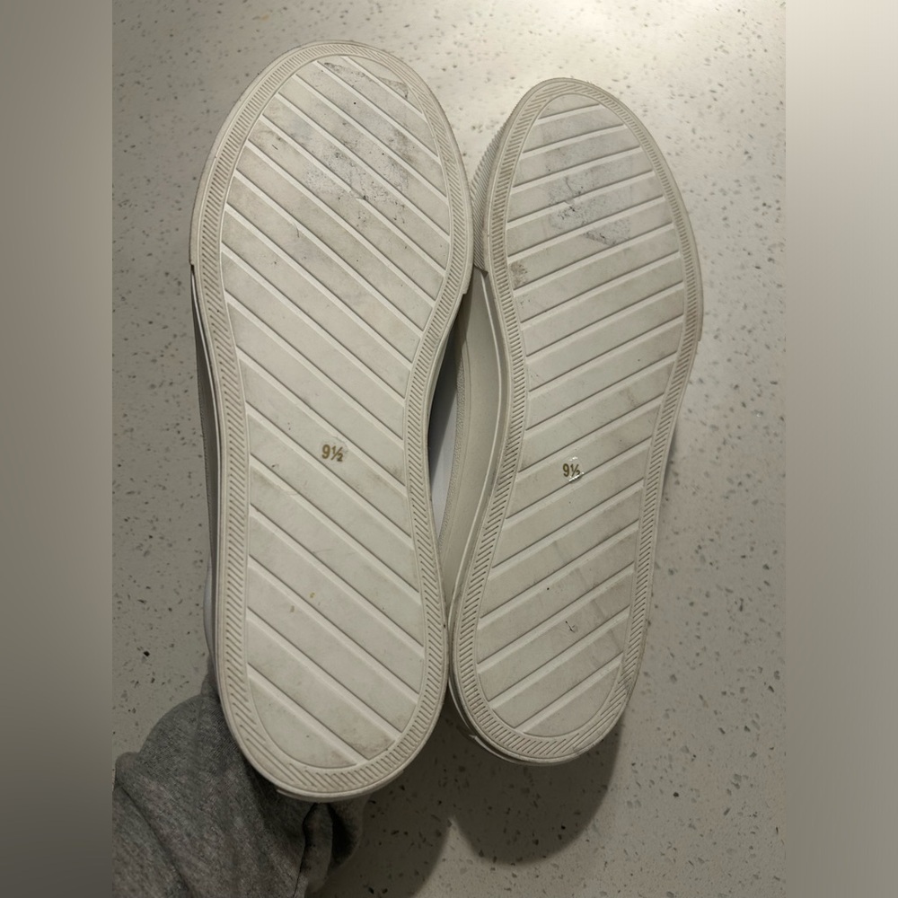 J / Slides GENNIE White Leather - Picture 7 of 10